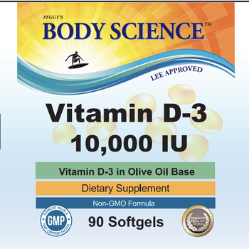 Body Science Vitamin D-3 10,000 IU (90 softgels)