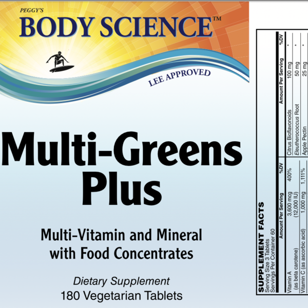 Body Science Multi-Greens Plus (180 tablets)