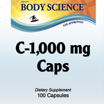 Body Science Vitamin C 1000mg (100 capsules)