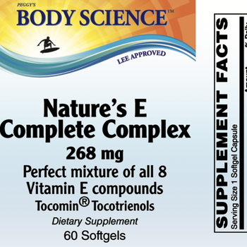 Body Science Nature's Vitamin E Complete Complex (60 capsules)