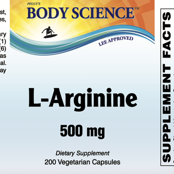Body Science L-Arginine 500mg (200 capsules)