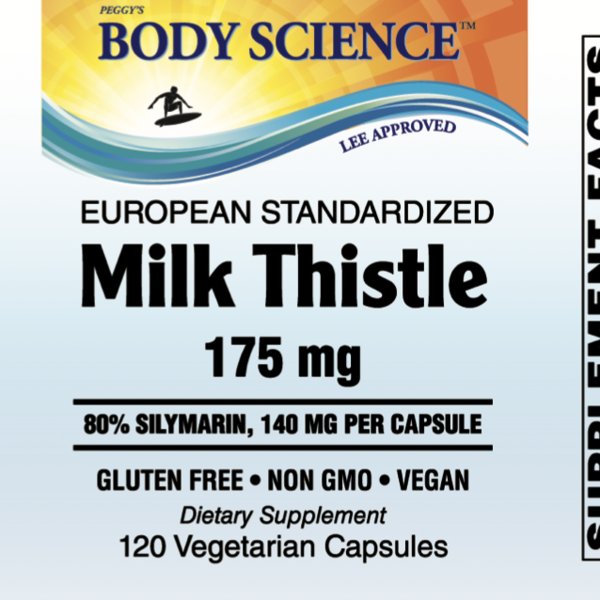 Body Science Standardized Milk Thistle 175mg (120 capsules)