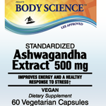 Body Science Ashwagandha Root Extract 500mg (60 capsules)