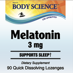 Body Science Melatonin 3mg (90 lozenges)