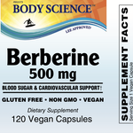 Body Science Berberine 500mg (120 capsules)