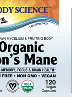 Body Science Organic Lion's Mane (120 capsules)