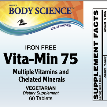 Body Science Vita-Min 75 Iron Free (60 tablets)