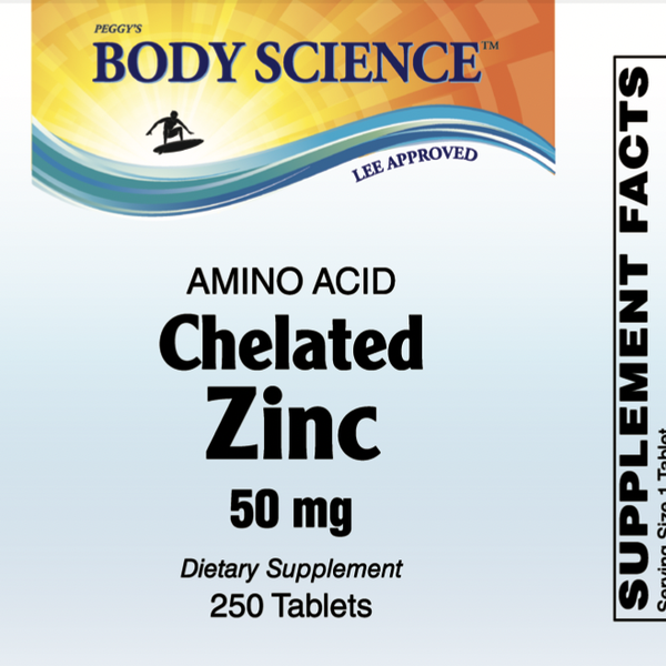 Body Science Chelated Zinc 50 (250 capsules)