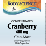 Body Science Cranberry 400mg (120 capsules)