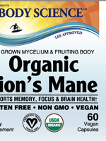 Body Science Organic Lion's Mane (60 capsules)