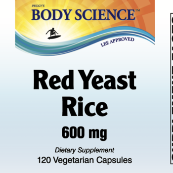 Body Science Red Yeast Rice 600mg (120 capsules)