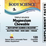 Body Science Magnesium Chewable (120 tablets)