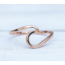 Wave Ring in Rose Gold