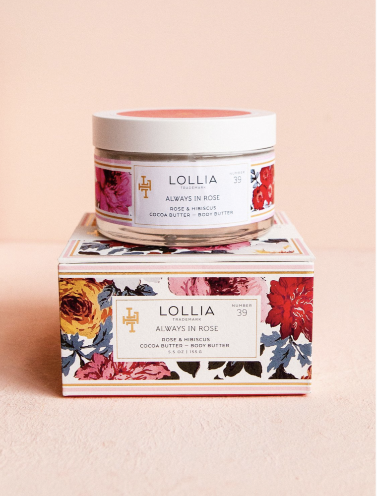 LOLLIA Body Butter in Always in Rose