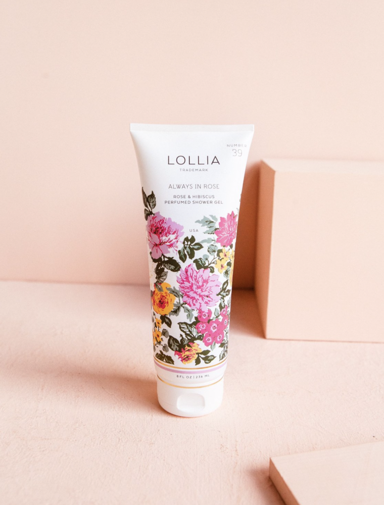 LOLLIA Shower Gel in Always in Rose