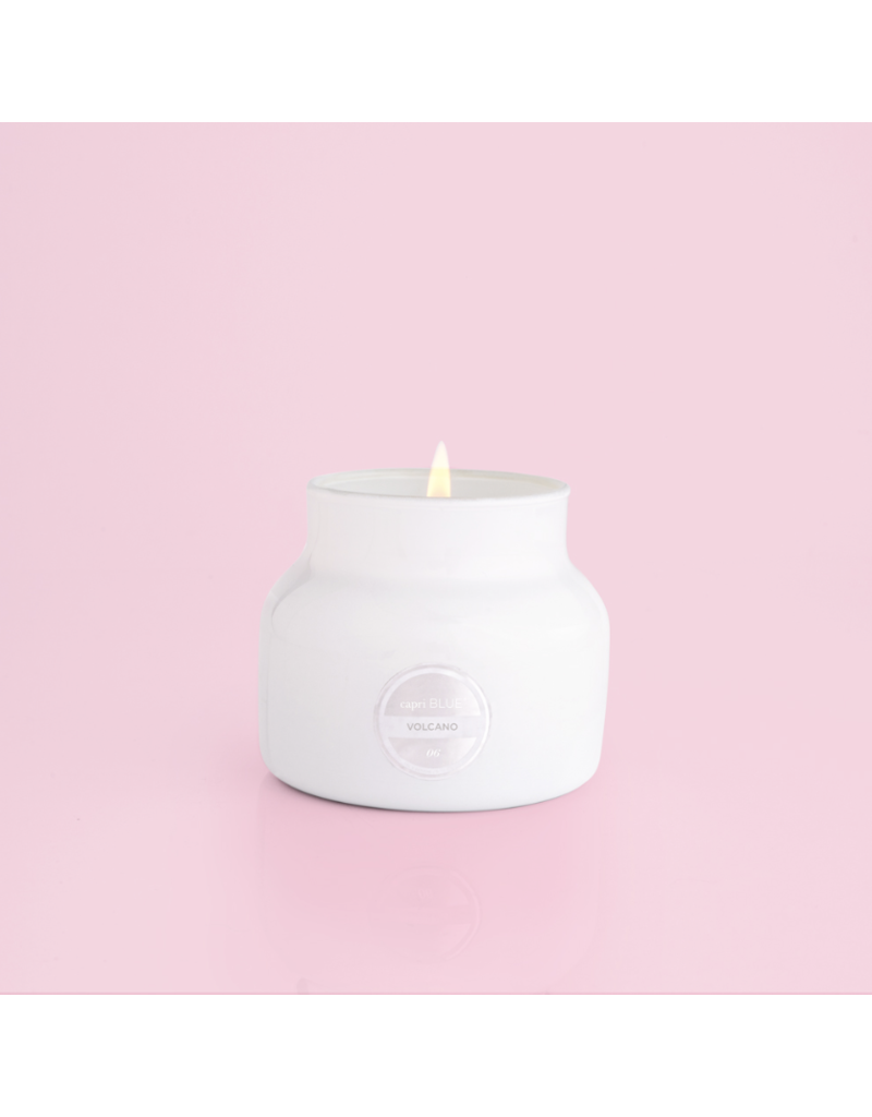 CAPRI BLUE White Petite Jar in Volcano