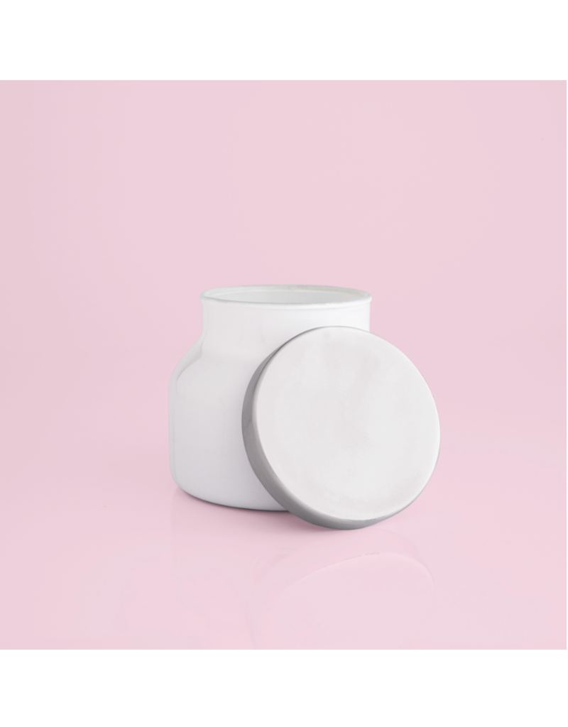 CAPRI BLUE White Petite Jar in Volcano