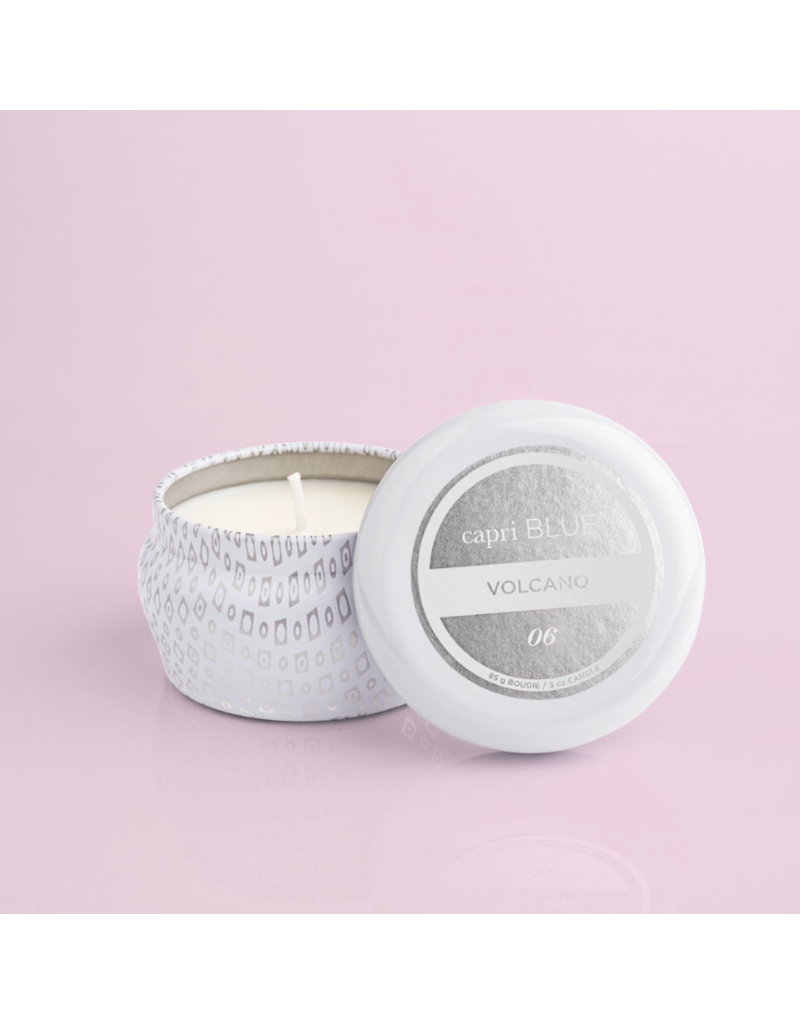 CAPRI BLUE White Mini Tin in Volcano
