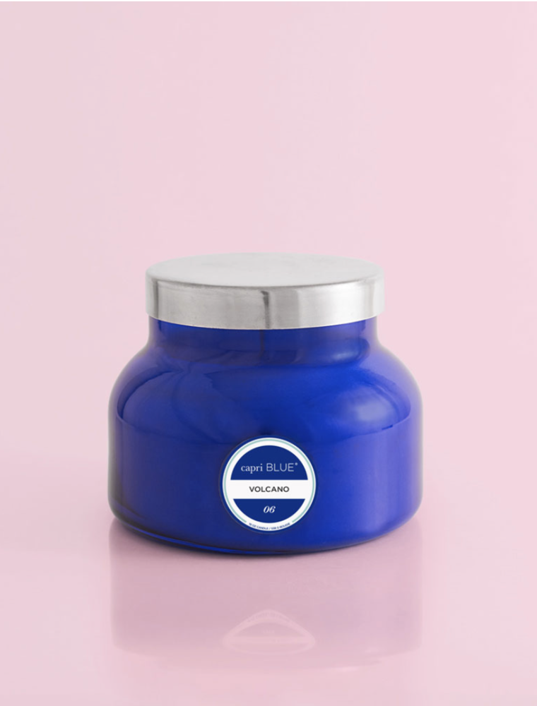 CAPRI BLUE Blue Signature Jar in Volcano