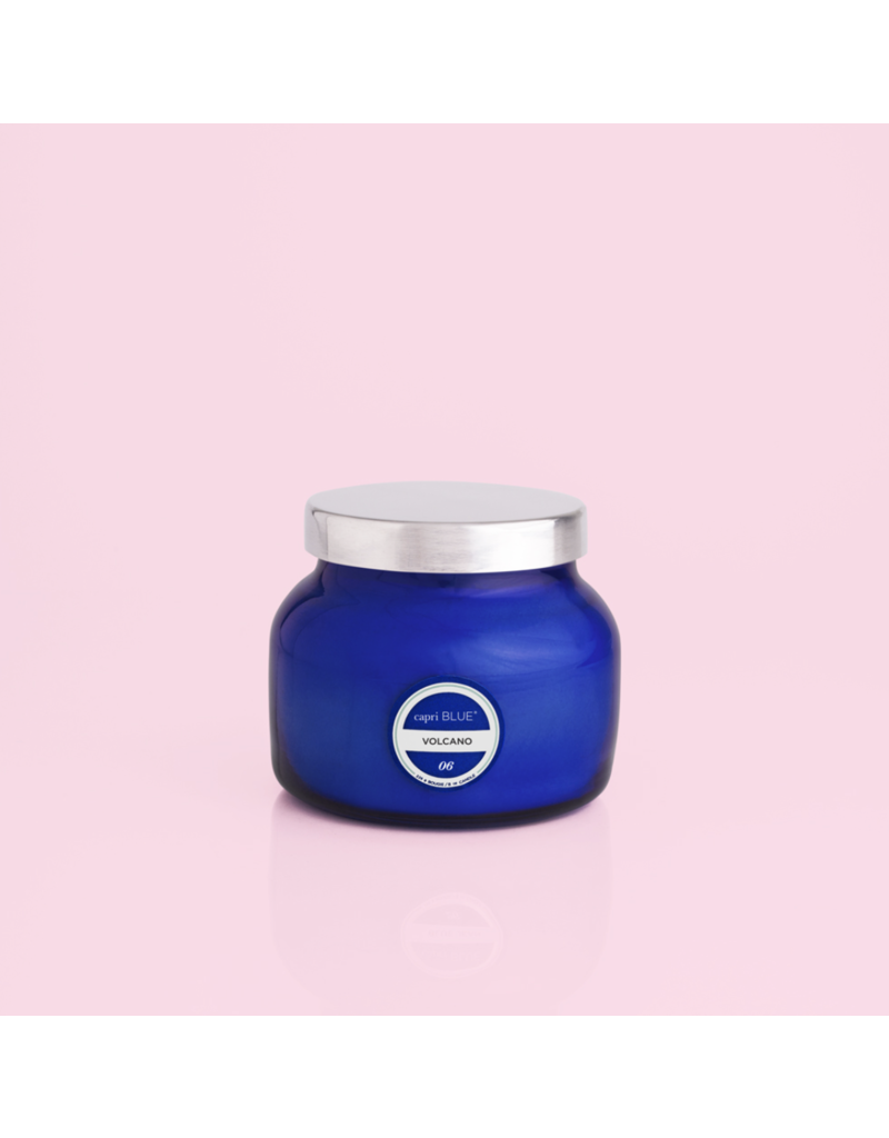CAPRI BLUE Blue Petite Jar in Volcano