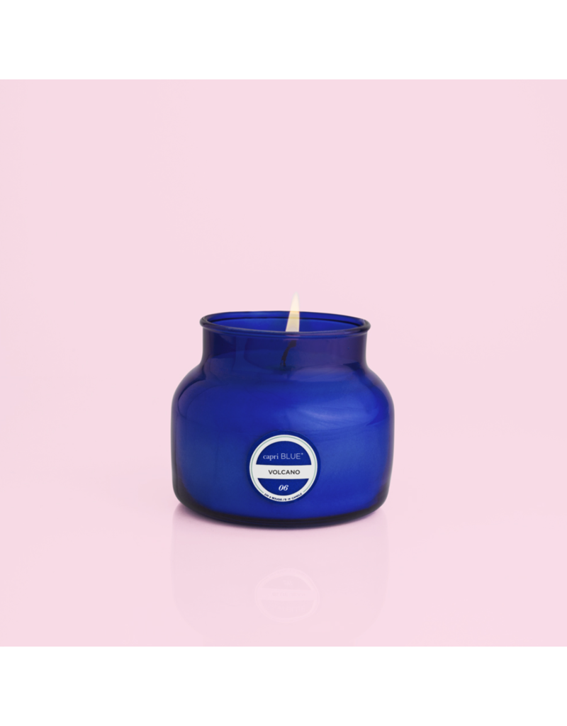 CAPRI BLUE Blue Petite Jar in Volcano
