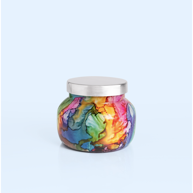 Rainbow Watercolor Petite Jar in Volcano