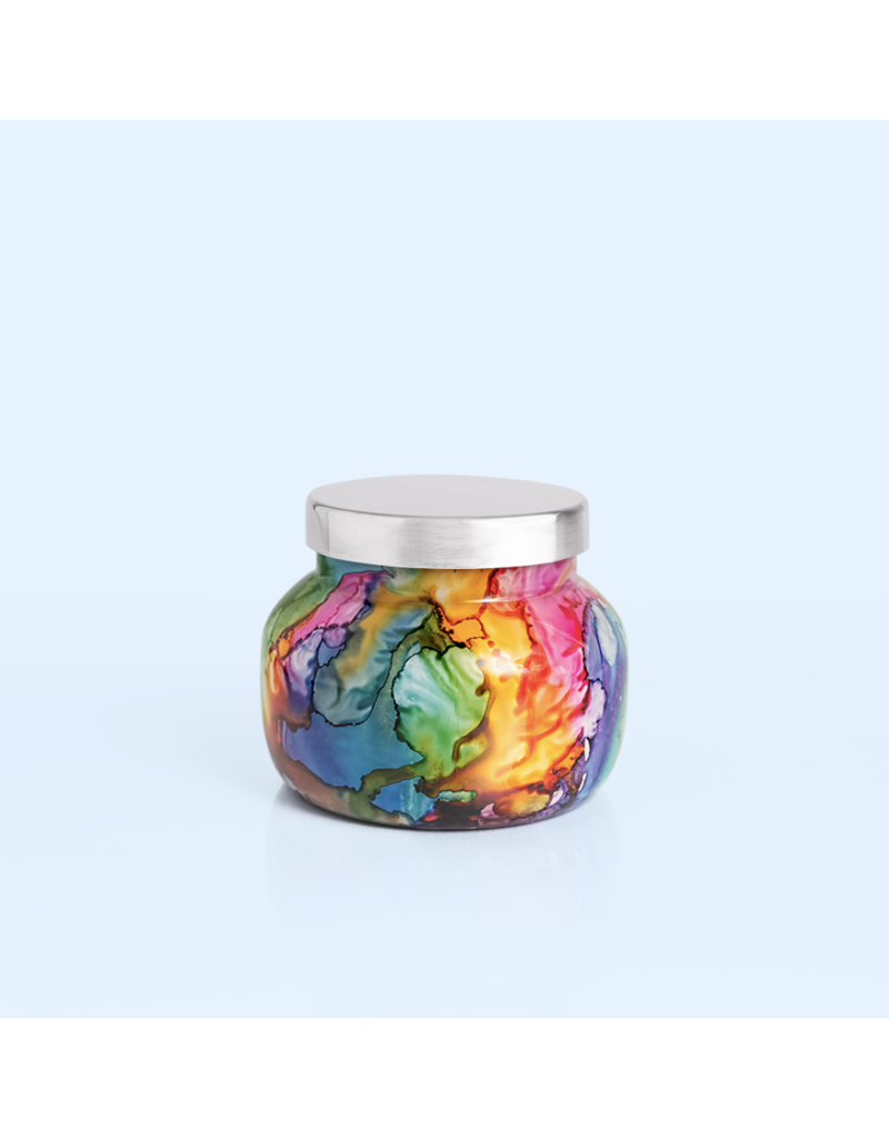 CAPRI BLUE Rainbow Watercolor Petite Jar in Volcano