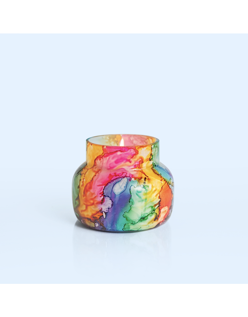 CAPRI BLUE Rainbow Watercolor Petite Jar in Volcano