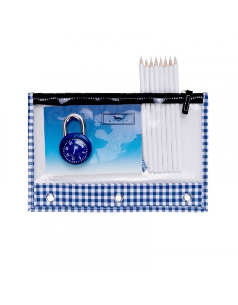 SCOUT Binders Keepers Pencil Pouch in Brooklyn Checkham