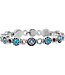 Halo Burst Hinged Bangle
