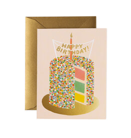 RIFLE PAPER COMPANY Layer Cake Birthday Card