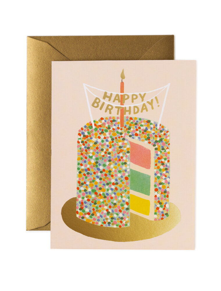 RIFLE PAPER COMPANY Layer Cake Birthday Card