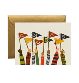 RIFLE PAPER COMPANY Congrats Pennants Card