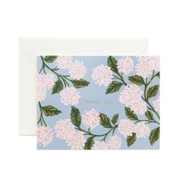 RIFLE PAPER COMPANY Hydrangea Thank You Card