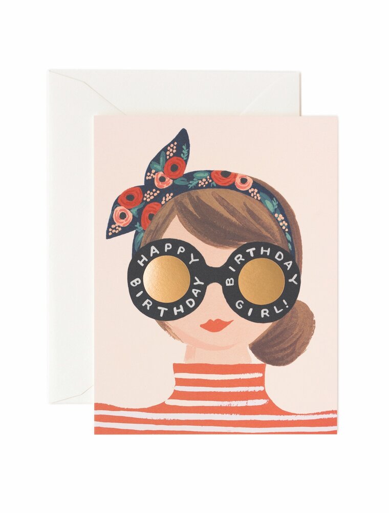 RIFLE PAPER COMPANY Birthday Girl Card