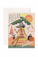 RIFLE PAPER COMPANY Relax Birthday Card