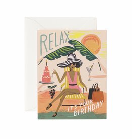 RIFLE PAPER COMPANY Relax Birthday Card