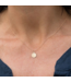 Gold 16" Necklace - Small Blessing Charm