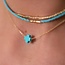 Gold 16" Necklace - Turquoise Signature Cross
