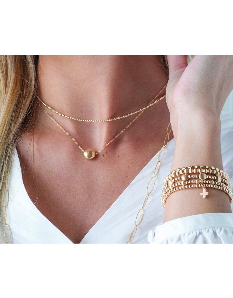 ENEWTON DESIGN Classic 2mm Bead Chain 15" Choker Necklace - Gold