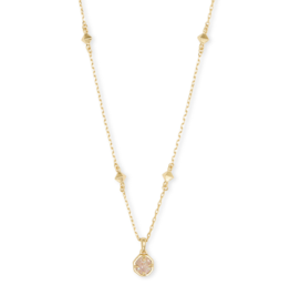 KENDRA SCOTT DESIGN Nola Gold Pendant Necklace in Iridescent Drusy