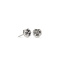 Nola Silver Stud Earrings in Platinum Drusy