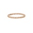 Classic 2mm Beaded Gold Ring