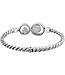 Halo Hinged Bangle