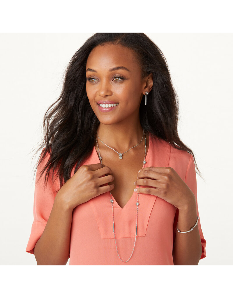 BRIGHTON Twinkle Double Drop Necklace