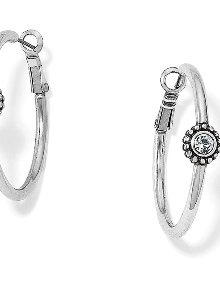 BRIGHTON Twinkle Medium Hoop Post Earrings
