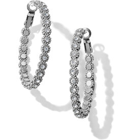 BRIGHTON Twinkle Splendor Medium Hoop Earrings