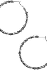 BRIGHTON Twinkle Splendor Medium Hoop Earrings