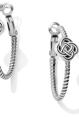 BRIGHTON Interlok Knot Rope Hoop Earrings