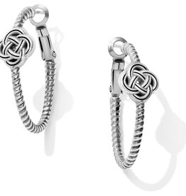 BRIGHTON Interlok Knot Rope Hoop Earrings